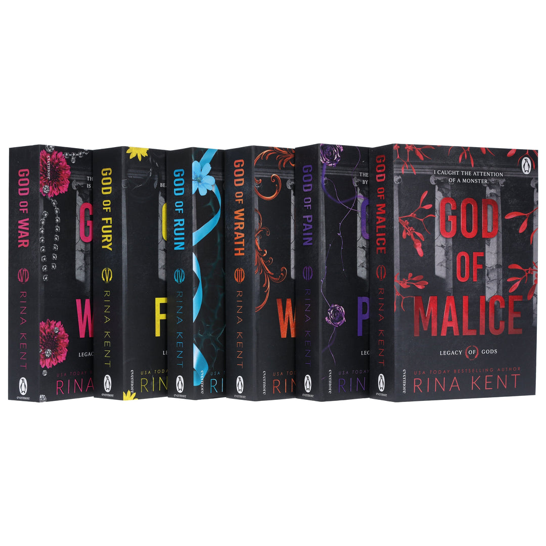 Legacy of Gods Series Dark Romance by Rina Kent: Complete Collection 6 Books Set - Fiction - Paperback