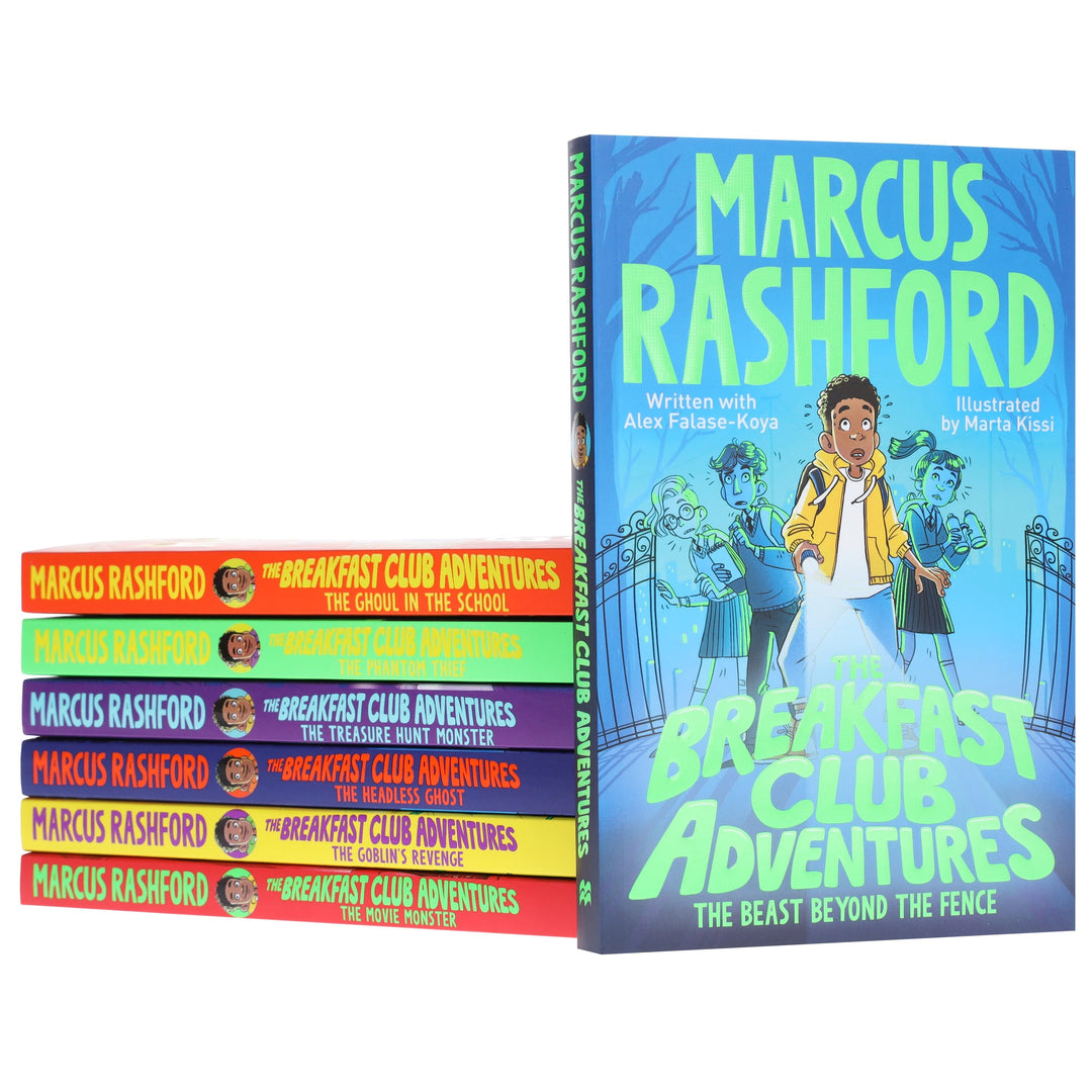 The Breakfast Club Adventures Series By Marcus Rashford Illustrated 7 Books Collection Set - Ages 8-11 - Paperback