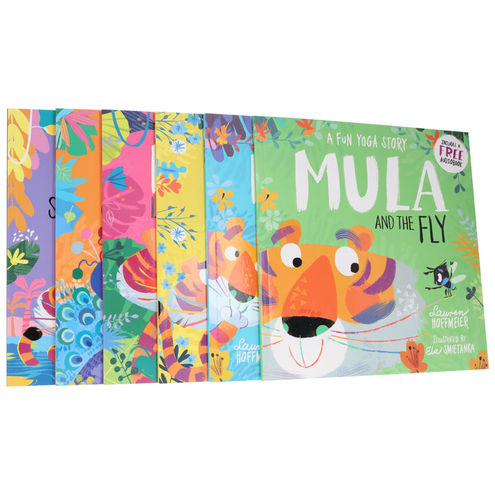 Mula and the Fly Animal Fun Yoga Stories 6 Picture Books Collection Set - Ages 3-6 - Paperback
