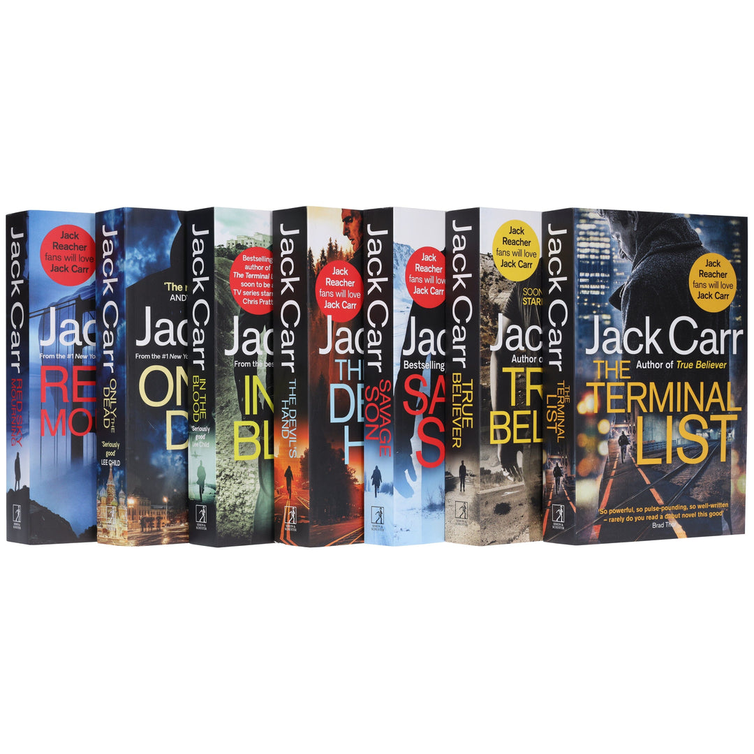 James Reece Series 7 Books Collection Set By Jack Carr - Fiction - Paperback