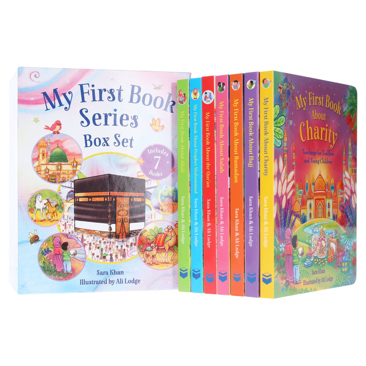 My First Book About Islam Series by Sara Khan: 7 Books Collection Box Set - Ages 2+ - Board Book