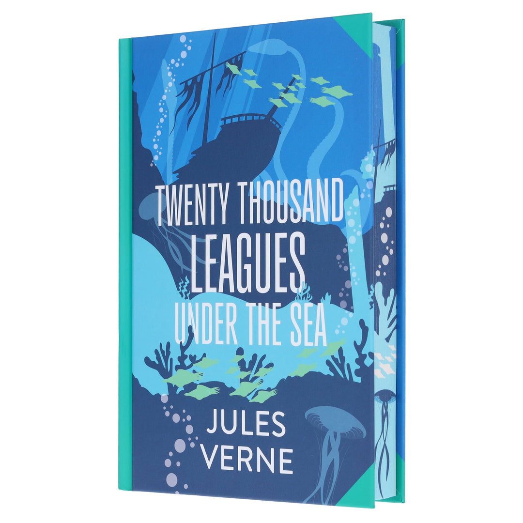 Twenty Thousand Leagues Under the Sea by Jules Verne - Fiction - Sprayed Edges Hardback