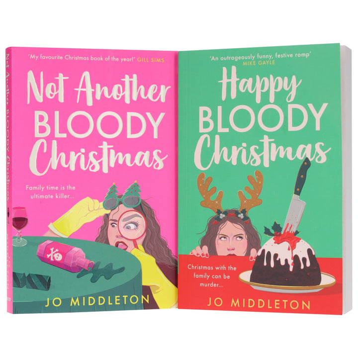 Christmas Murder Mysteries by Jo Middleton 2 Books Collection Set - Fiction - Paperback