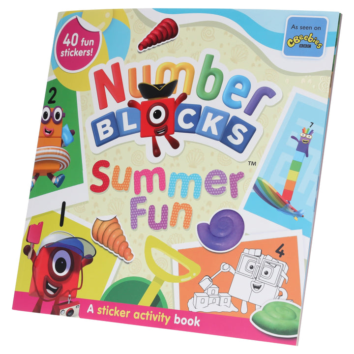 Numberblocks Summer Fun: A Sticker Activity Book - Quizzes, Puzzles, Fun Games - Ages 3-6 - Paperback