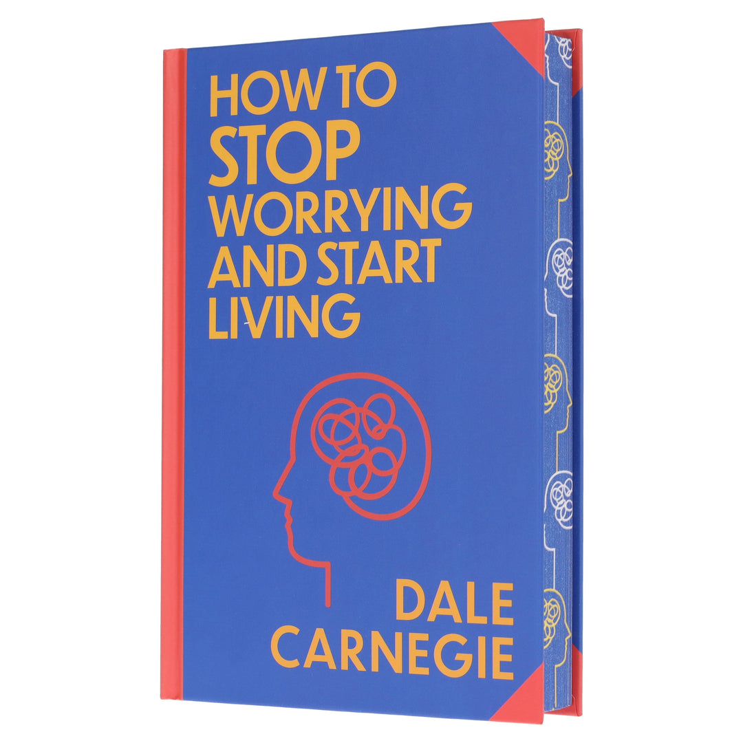 How to Stop Worrying and Start Living by Dale Carnegie - Non Fiction - Sprayed Edges Hardback
