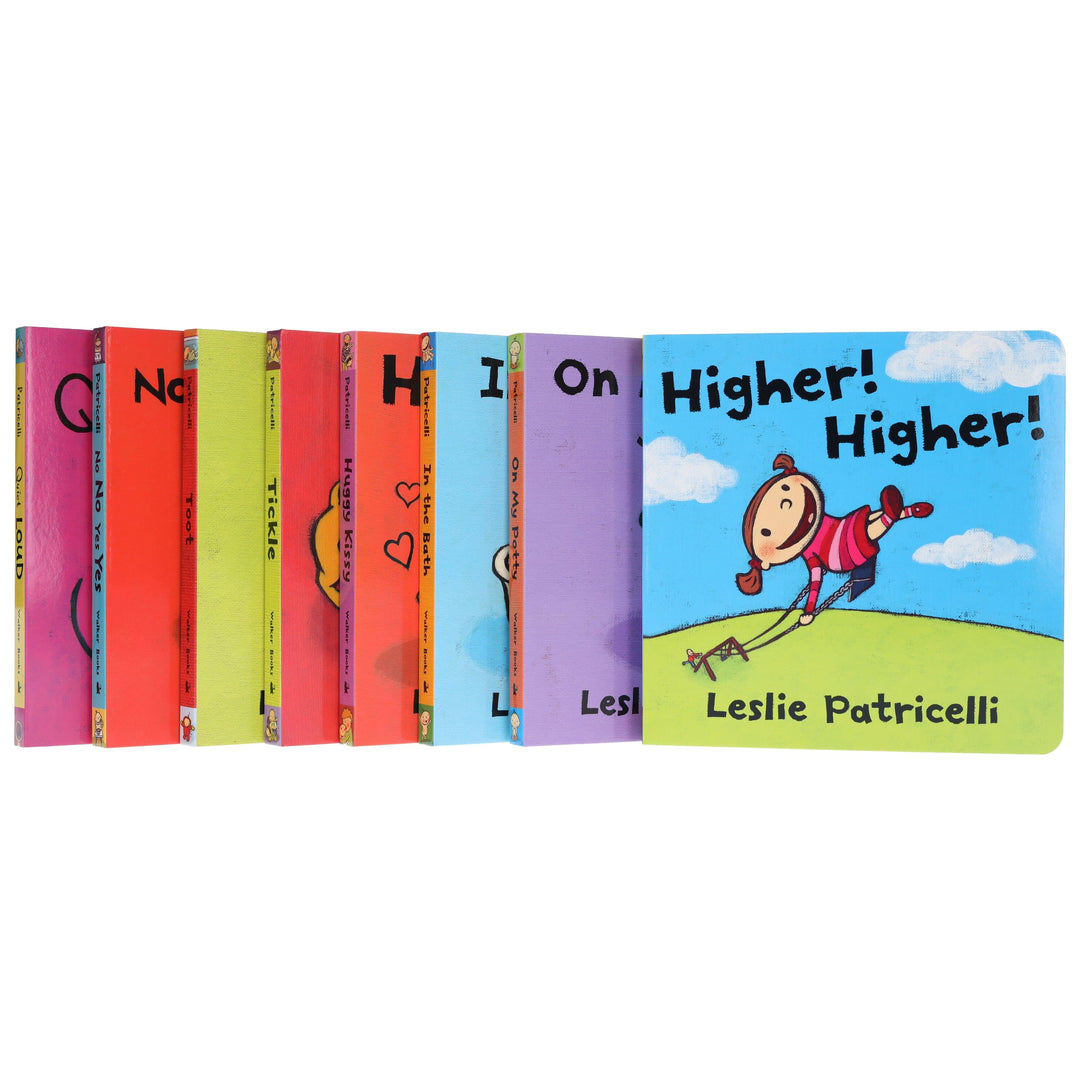 Leslie Patricelli's Big Box of Brilliant 8 Books Collection Box Set - Ages 1-3 - Board Book