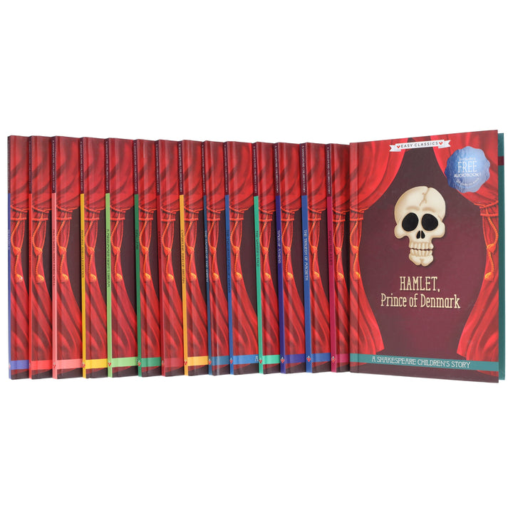 A Shakespeare Easy Classics Children's Stories 15 Books Collection Set With Free Audiobook! - Ages 7+ - Hardback