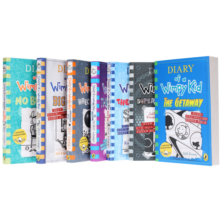 Diary of a Wimpy Kid (Book 12-18) By Jeff Kinney 7 Books Collection Set - Ages 7+ - Paperback