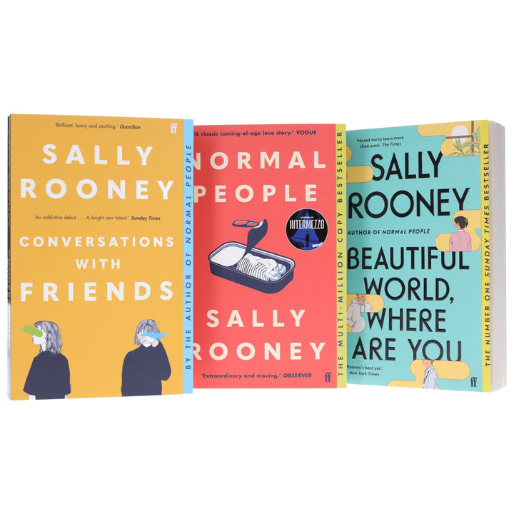 Beautiful World, Where Are You Sally, Normal People & Conversations with Friends By Sally Rooney: 3 Books Collection Set - Fiction - Paperback
