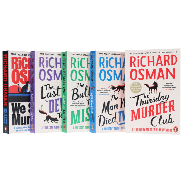 Thursday Murder Club & We Solve Murders Series by Richard Osman 5 Books Collection Set - Fiction - Paperback