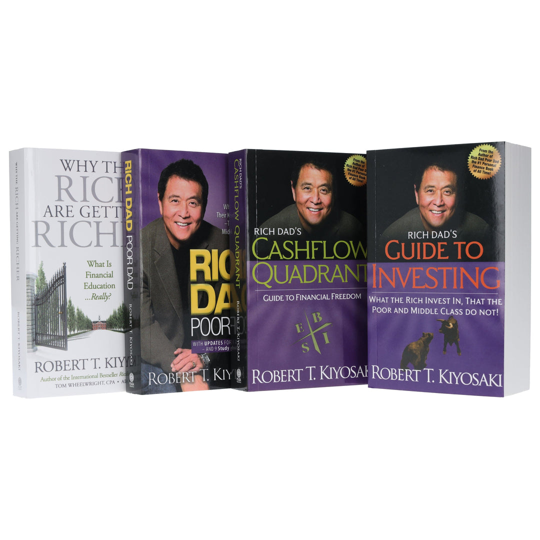 Rich Dad's Collection By Robert T. Kiyosaki: 4 Books Set - Non Fiction - Paperback