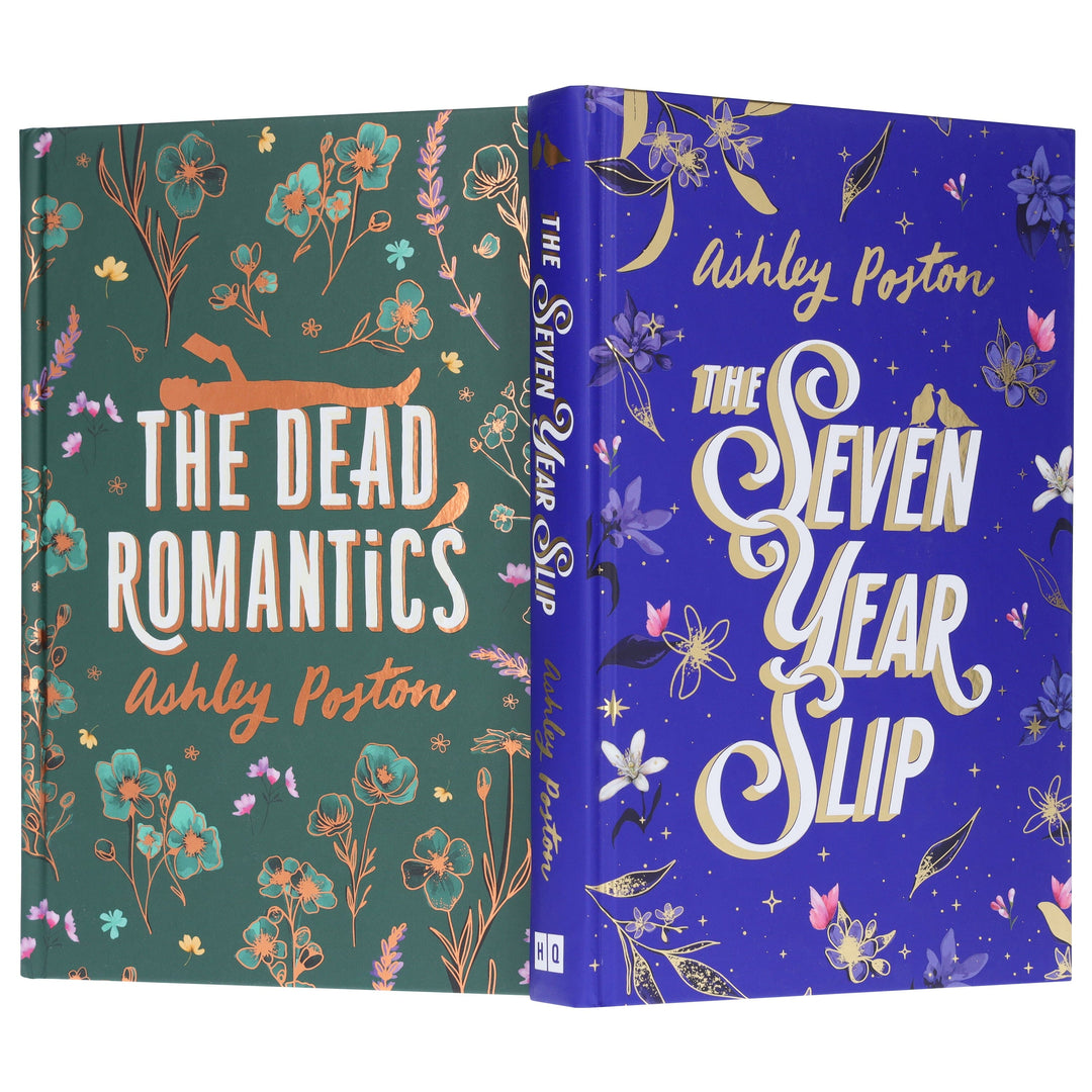 Ashley Poston Novel (The Seven Year Slip & The Dead Romantics) 2 Books Collector's Edition Set - Fiction - Hardback