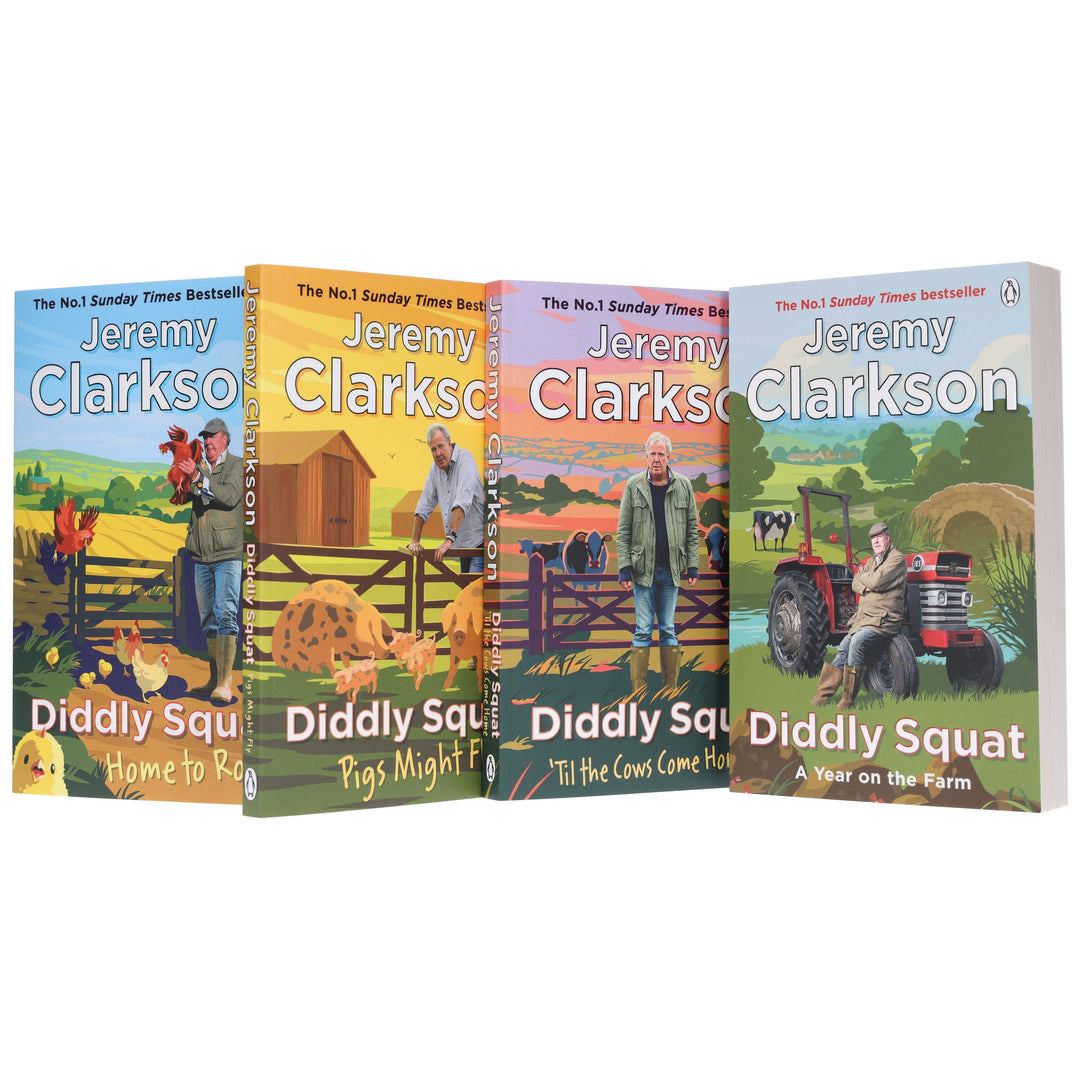 Diddly Squat Series By Jeremy Clarkson: 4 Books Collection Set - Fiction - Paperback