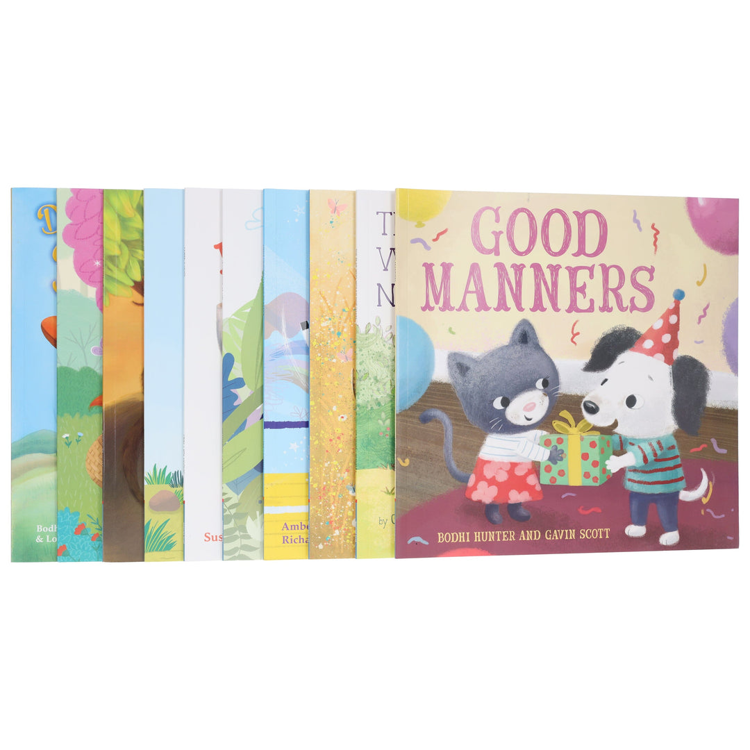 Good Manners 10 Children Picture Storybooks Collection Set - Ages 3+ - Paperback