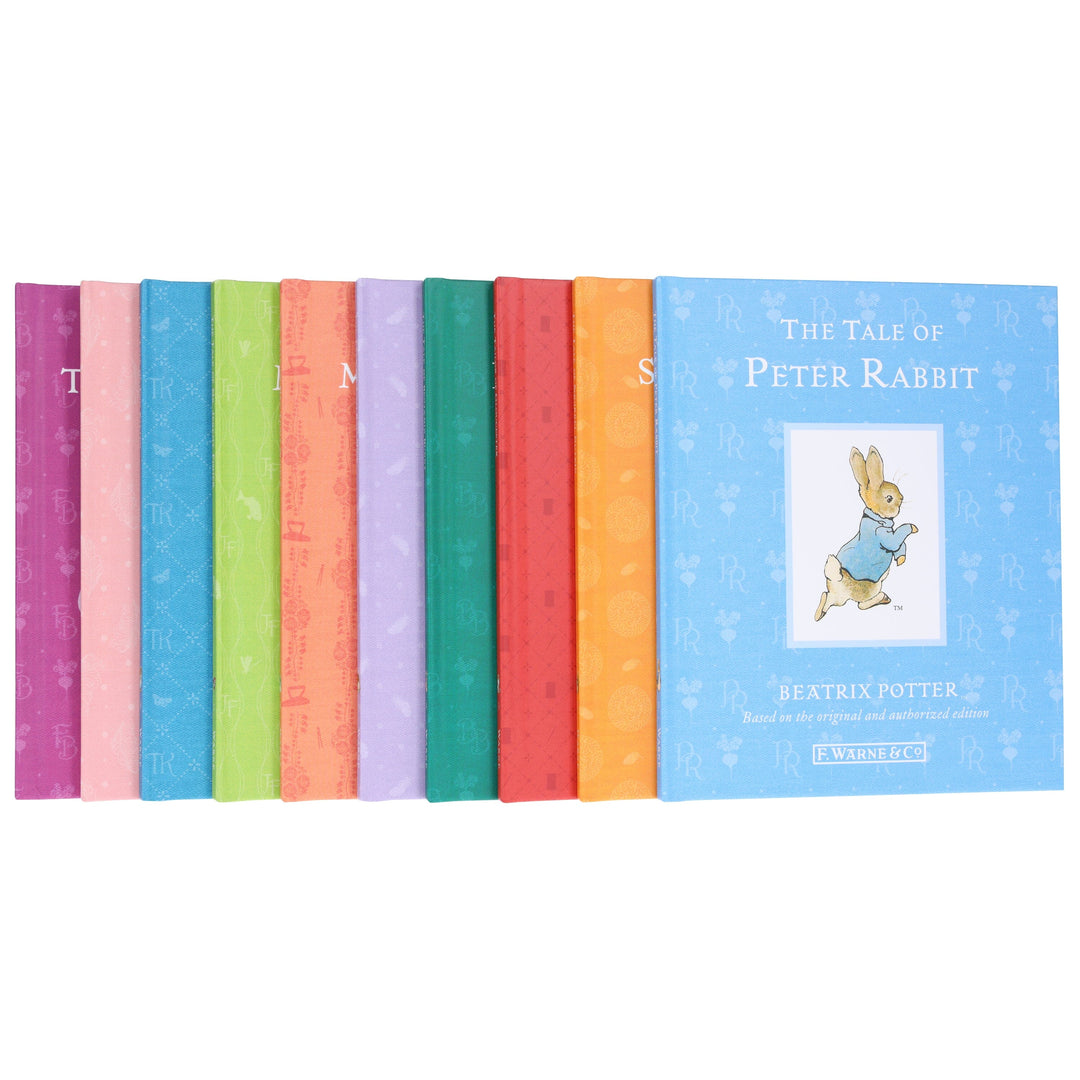 Peter Rabbit Library 10 Books Collection Box Set by Beatrix Potter With Peter Rabbit Classic Costume