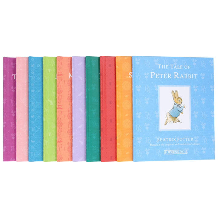 Peter Rabbit Library 10 Books Collection Box Set by Beatrix Potter With Peter Rabbit Classic Costume