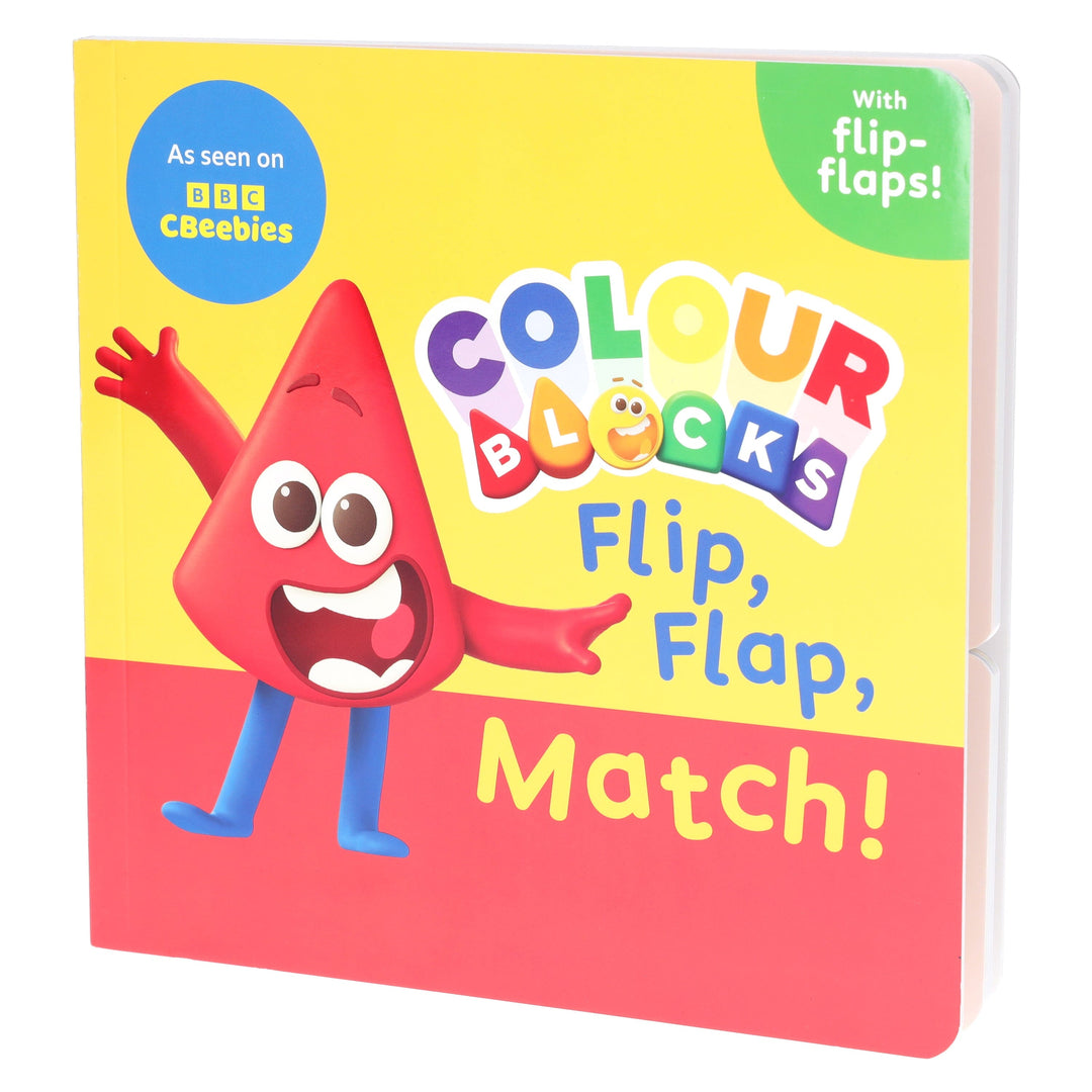 Colourblocks Flip, Flap, Match! by Sweet Cherry Publishing - Ages 3-6 - Board Book
