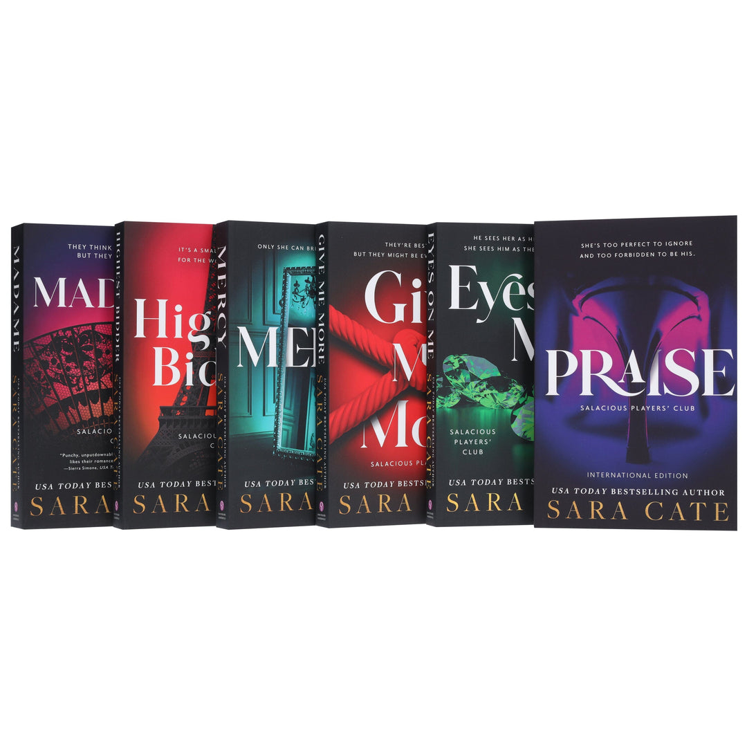 Salacious Players' Club Series By Sara Cate 6 Books Collection Set - Fiction - Paperback