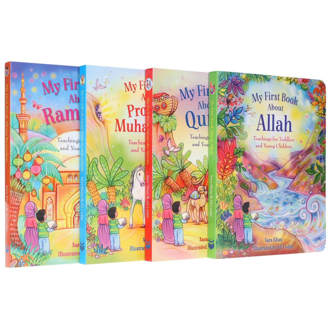 My First Books About Islam by Sara Khan 4 Books Collection Set - Ages 3+ - Board Book