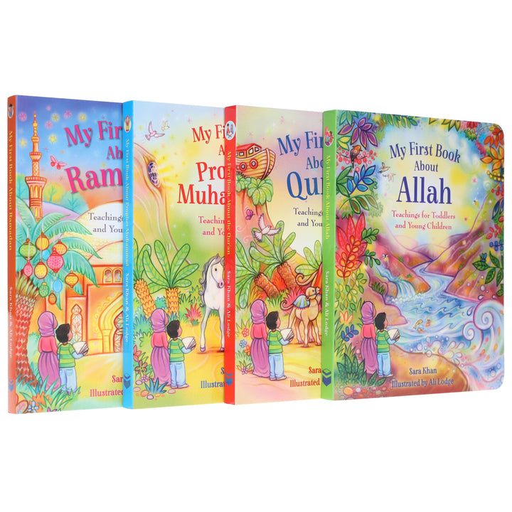 My First Books About Islam by Sara Khan 4 Books Collection Set - Ages 3+ - Board Book