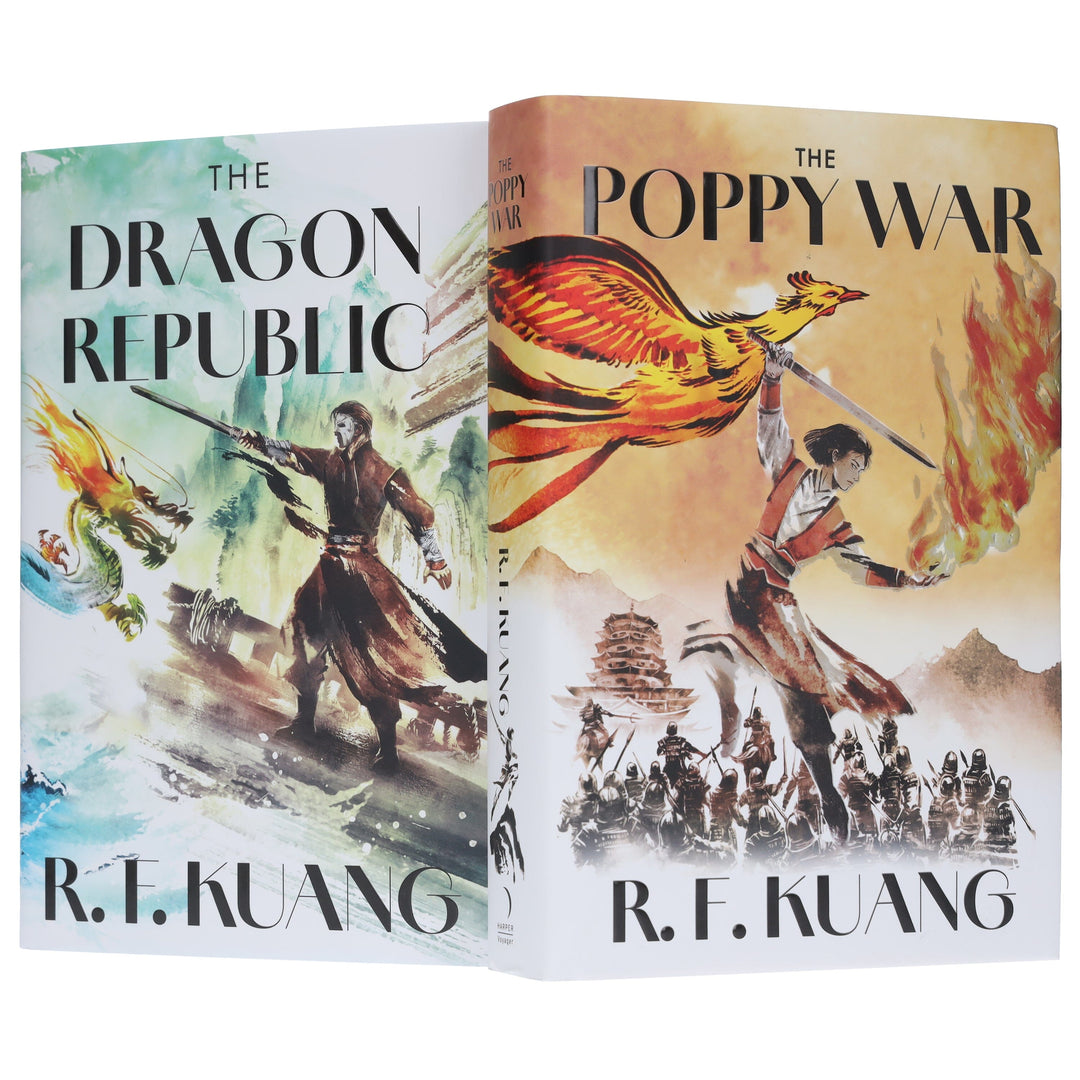 The Poppy War Series by R.F. Kuang 2 Books Collector's Edition Set - Fiction - Hardback