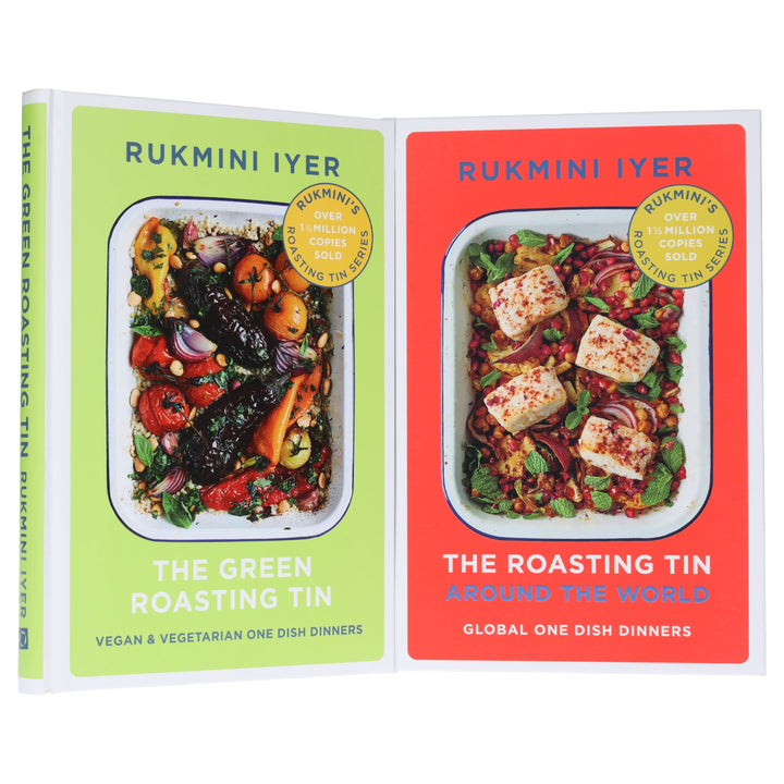 Rukmini Iyer Collection 2 Books Set (The Green Roasting Tin & The Roasting Tin Around the World) - Non Fiction - Hardback