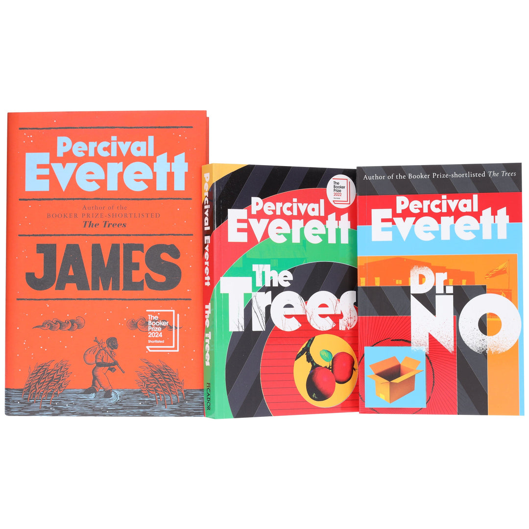 Percival Everett's Dr. No, The Trees & James: 3 Books Collection Set - Fiction - Paperback/Hardback