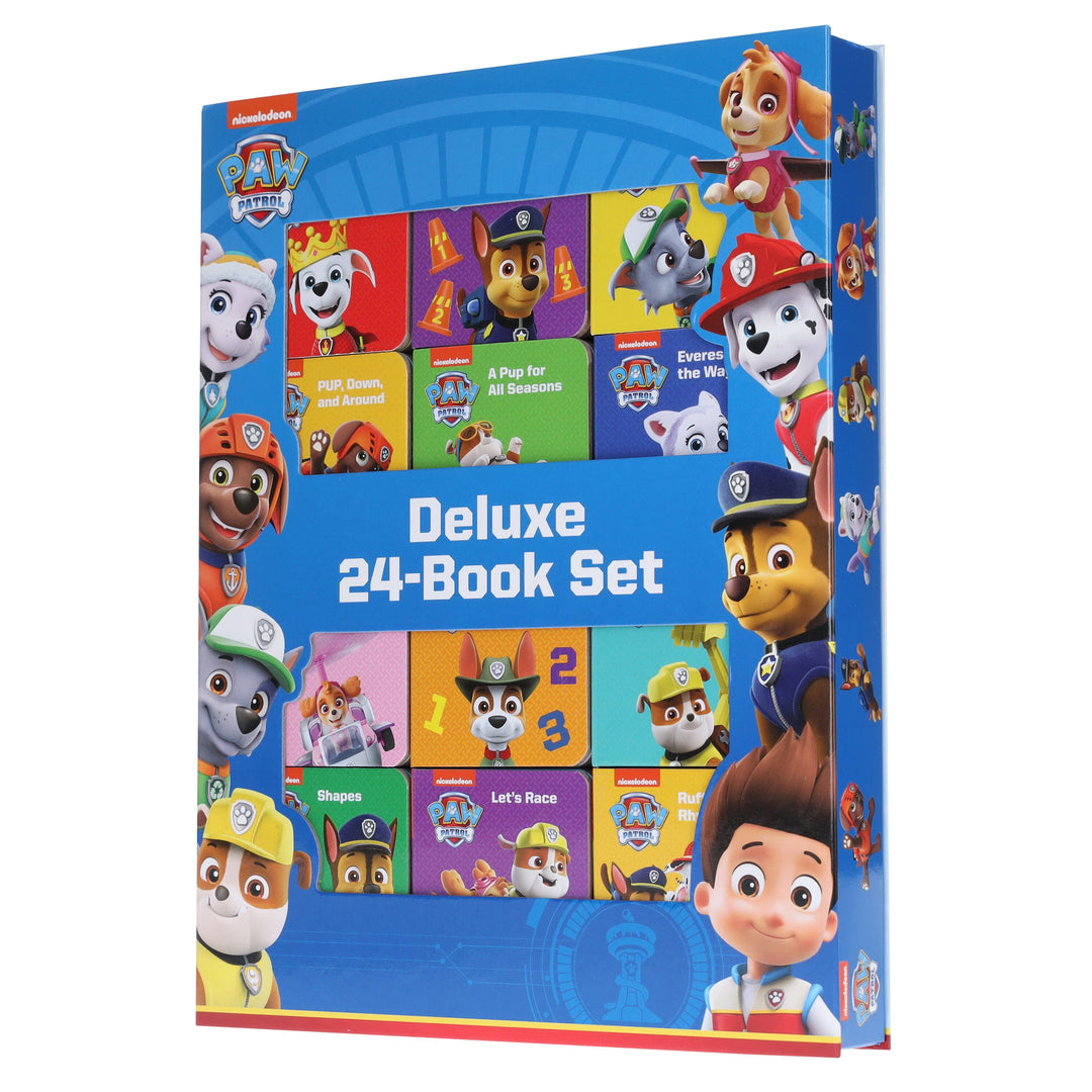 Nickelodeon PAW Patrol Chase, Skye, Marshall, and More! by PI Kids Deluxe 24-Book Set - Ages 0-6 - Board Book