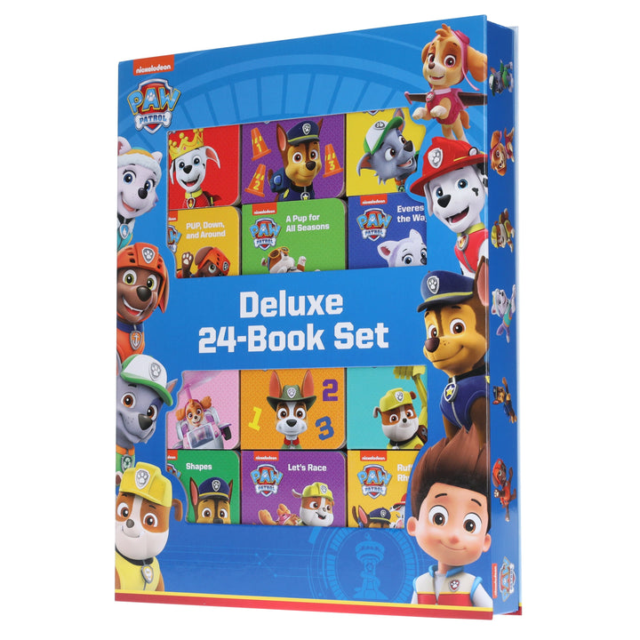Nickelodeon PAW Patrol Chase, Skye, Marshall, and More! by PI Kids Deluxe 24-Book Set - Ages 0-6 - Board Book