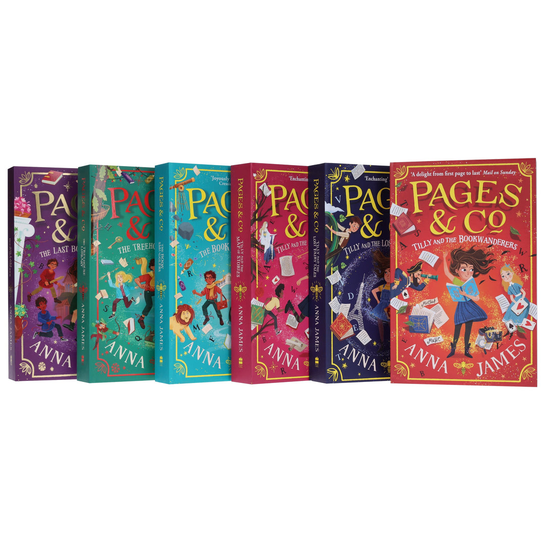Pages & Co Series by Anna James 6 Books Collection Set - Age 9-14 - Paperback