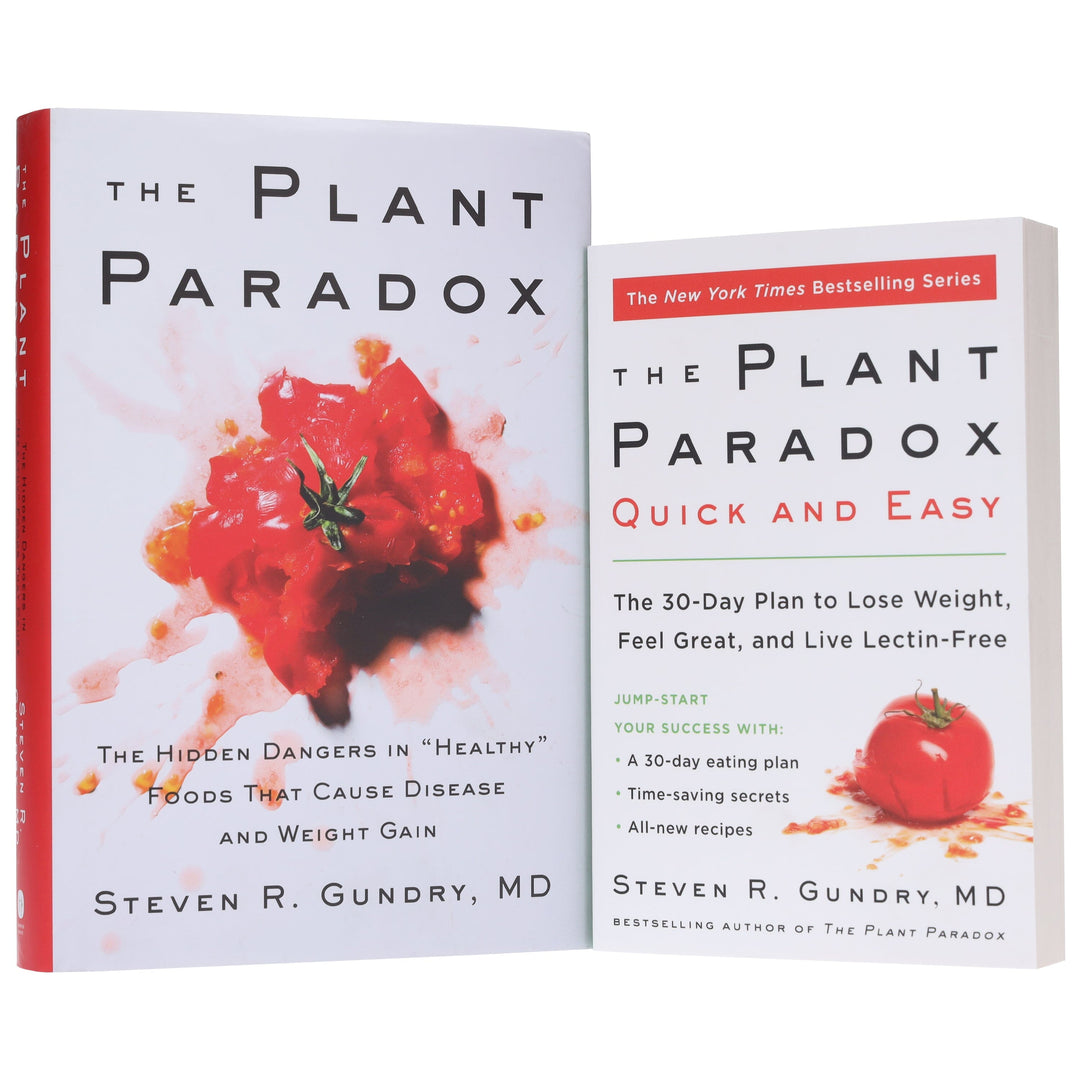 The Plant Paradox & Plant Paradox Quick and Easy: By Dr. Steven R Gundry, MD 2 Books Collection Set - Non Fiction - Hardback/Paperback