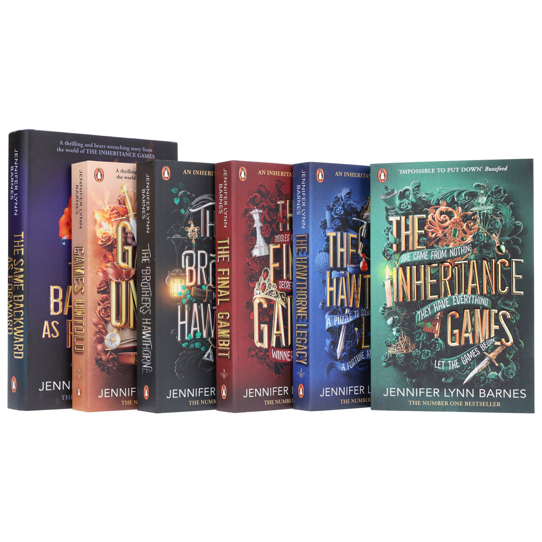 The Inheritance Games Series By Jennifer Lynn Barnes 6 Books Collection Set - Ages 12-17 - Paperback/Hardback