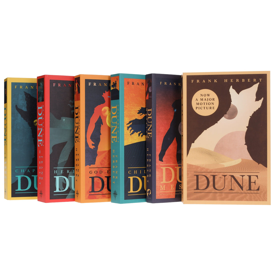 Dune Series By Frank Herbert 6 Books Collection Set - Fiction - Paperback