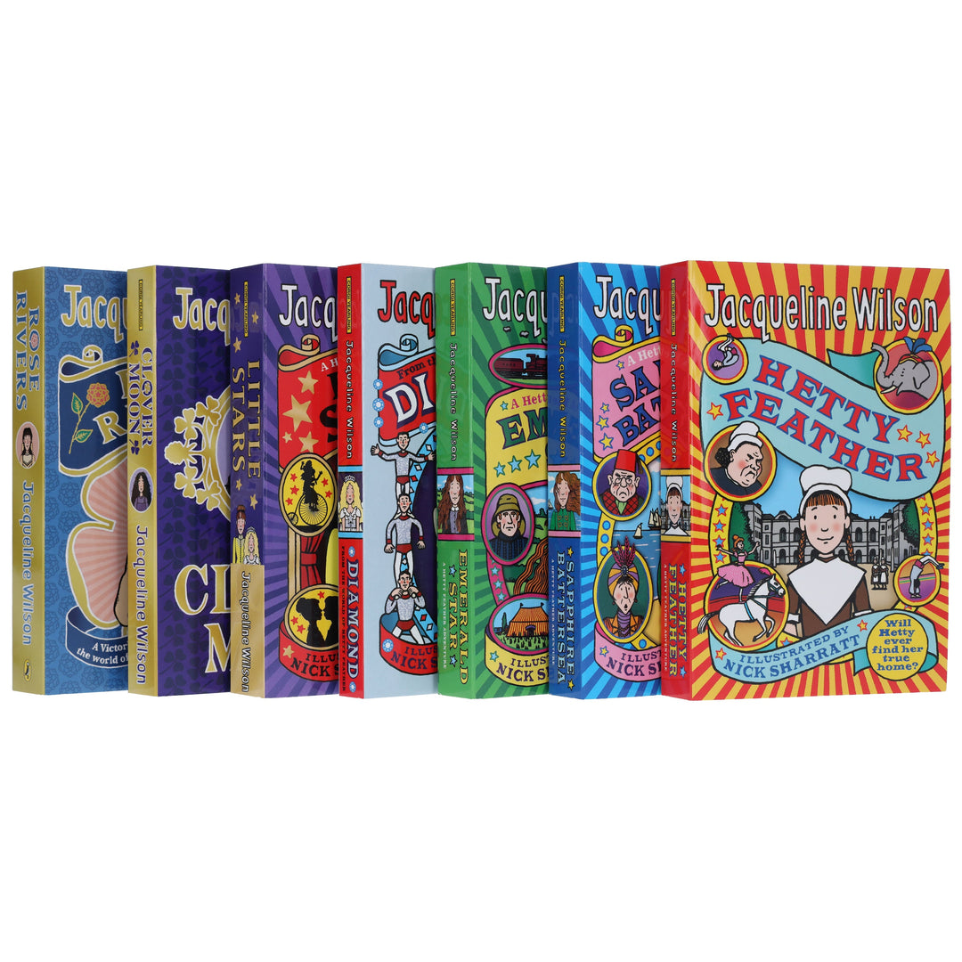 Hetty Feather Series by Jacqueline Wilson Illustrated 7 Books Collection Set - Ages 9-11 - Paperback