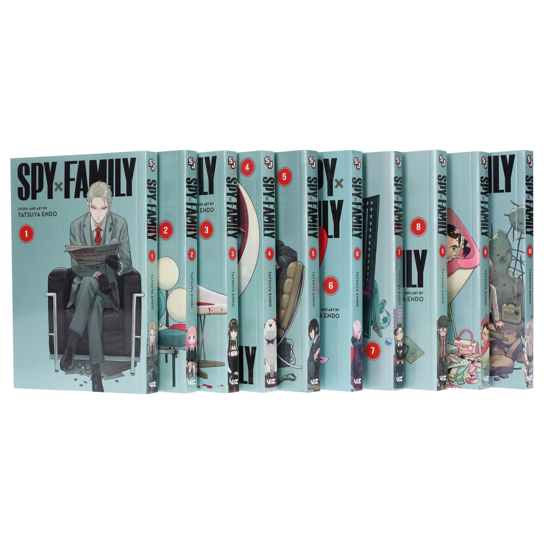 Spy x Family Series by Tatsuya Endo 10 Books Collection Set (Vol 1-10) - Ages 13+ - Paperback