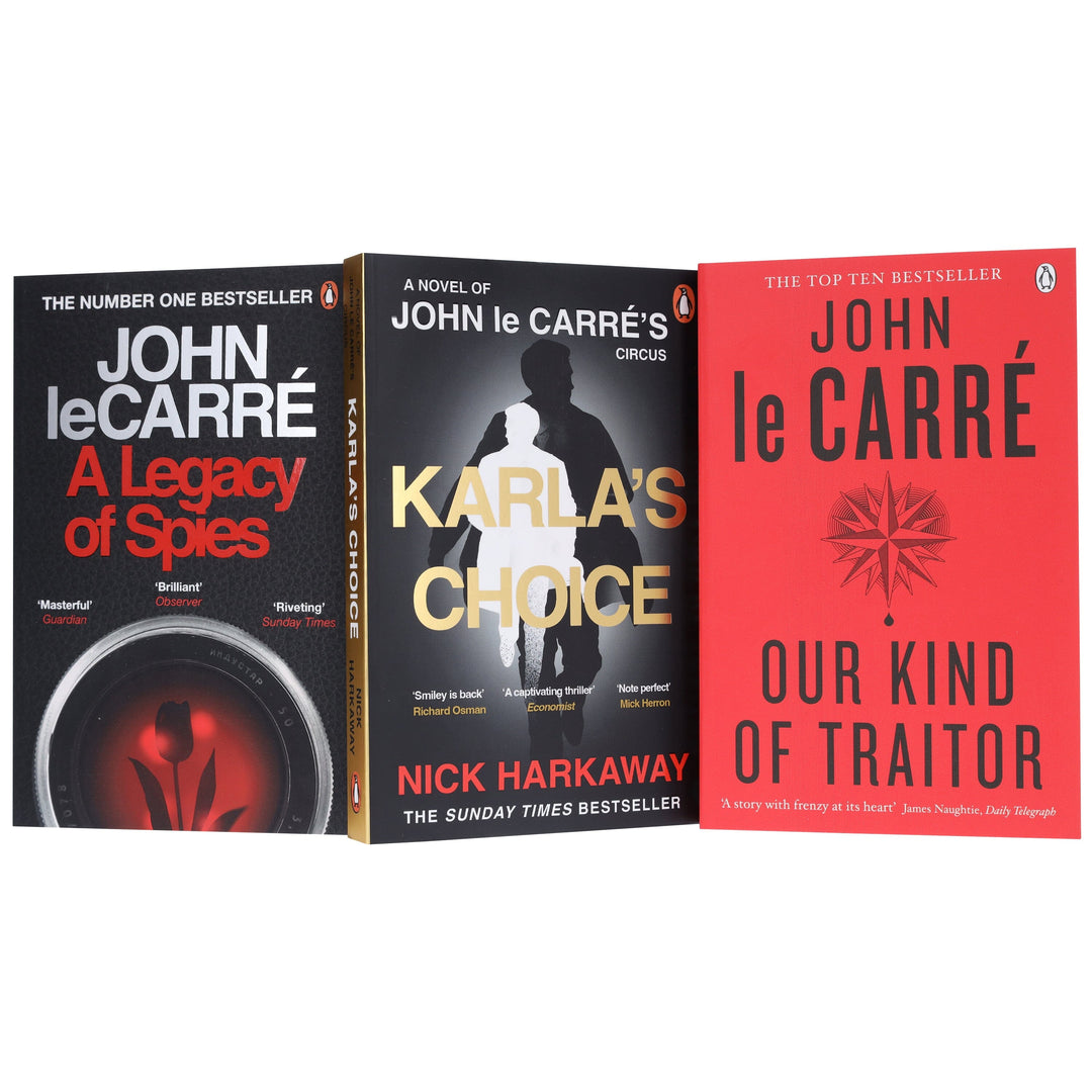 John le Carré & Nick Harkaway Novel 3 Books Collection Set - Fiction - Paperback