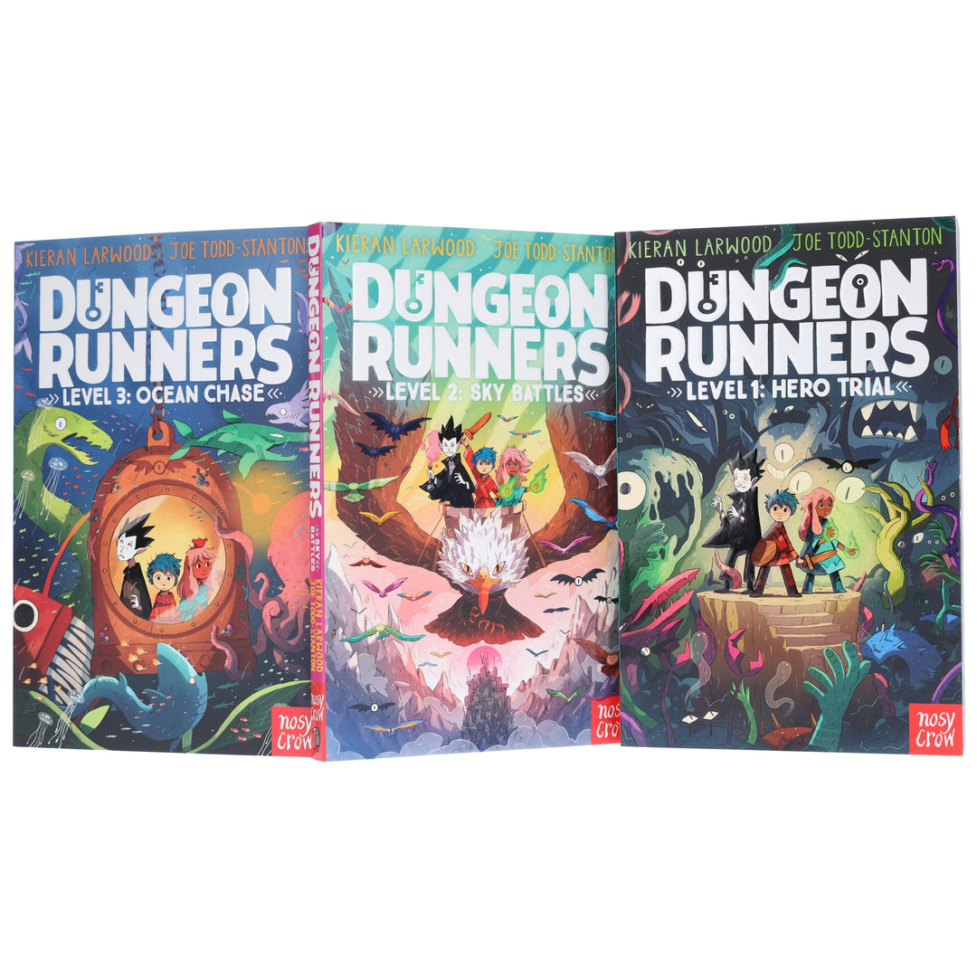 Dungeon Runners Series By Kieran Larwood: Illustrated 3 Books Collection Set - Ages 7-9 - Paperback