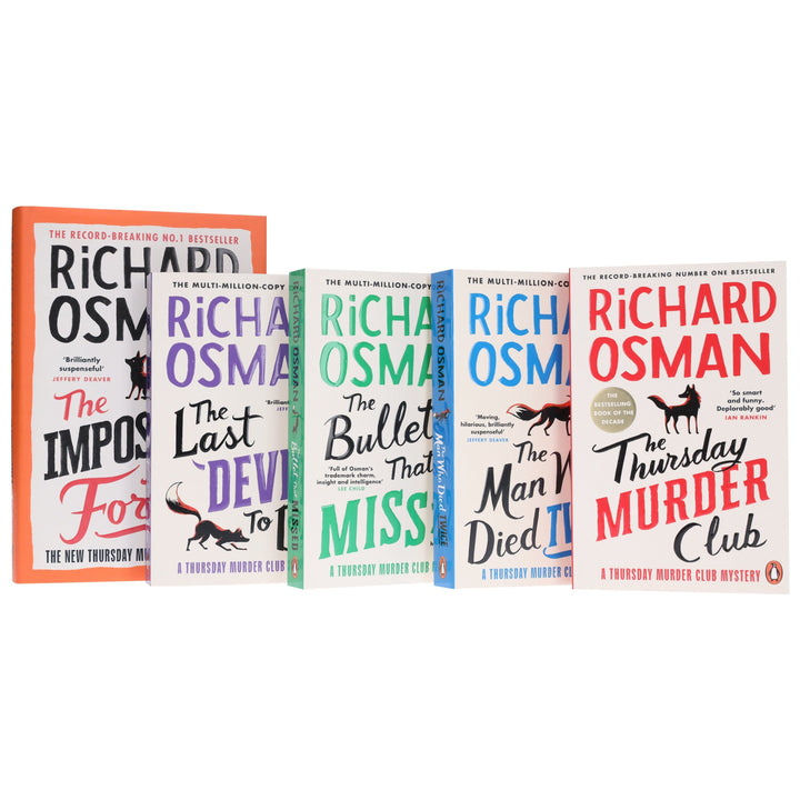 Thursday Murder Club Mysteries By Richard Osman 5 Books Collection Set - Fiction - Paperback/Hardback
