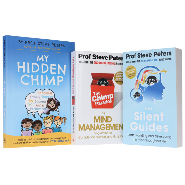 Chimp Paradox 3 Books Collection Set By Prof Steve Peters - Non Fiction - Paperback