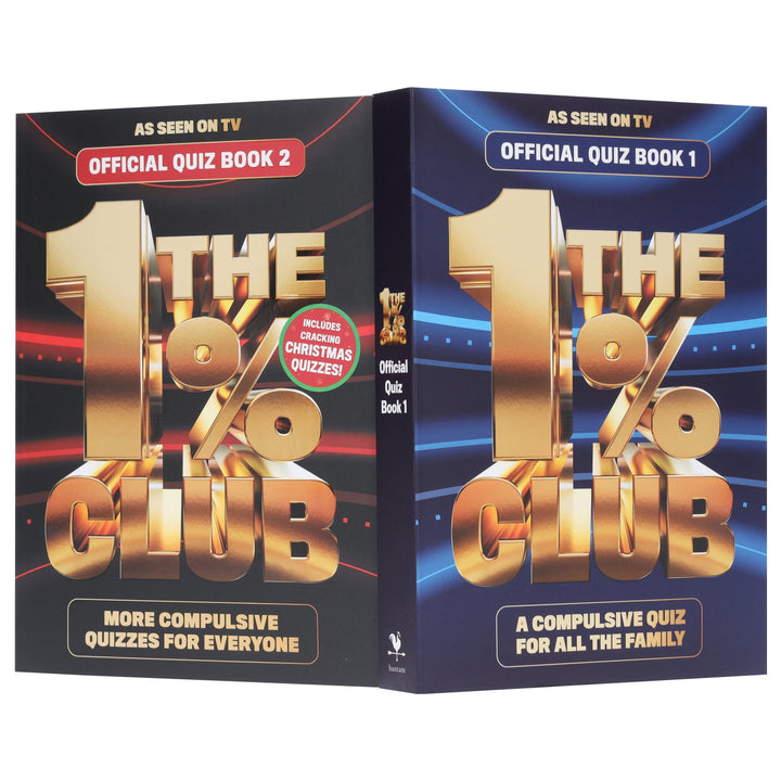 The 1% Club Official Quiz (Book 1&2) by BBC Studios 2 Books Collection Set - Non Fiction - Paperback