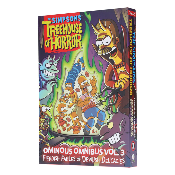 The Simpsons Treehouse of Horror Ominous Omnibus Vol. 3: Fiendish Fables of Devilish Delicacies by Matt Groening - Ages 12+ - Hardback