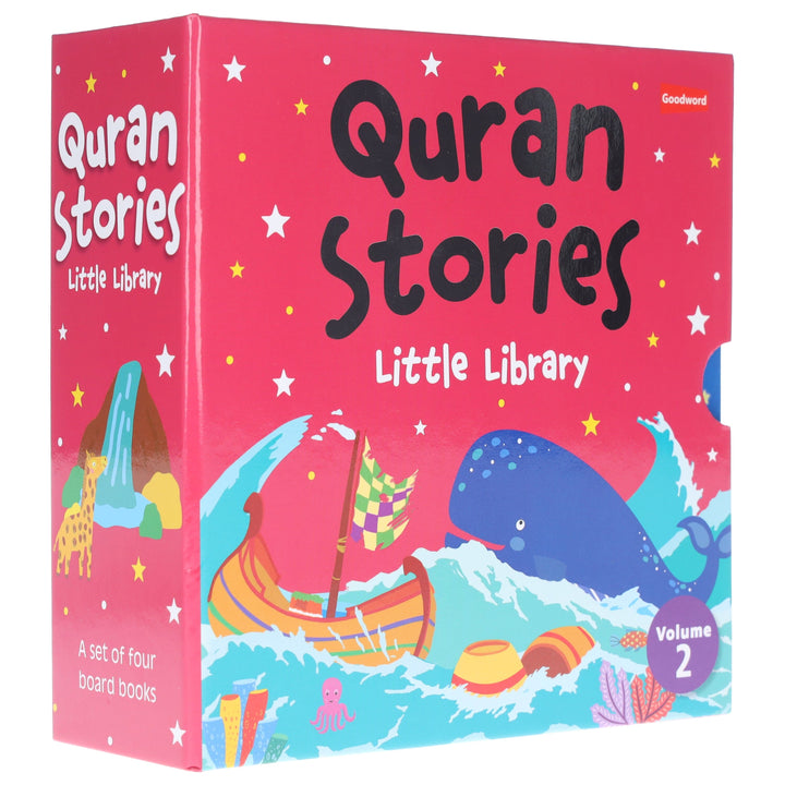 Quran Stories Little Library (Vol. 2) By Saniyasnain Khan 4 Books Collection Box Set - Ages 0-5 - Board Book