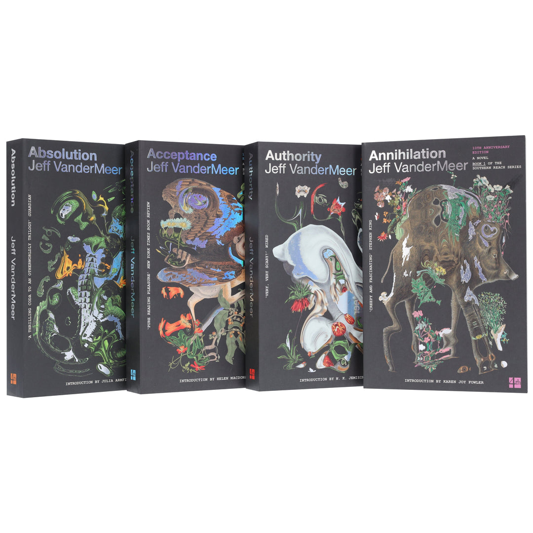 Southern Reach Series by Jeff VanderMeer (10th Anniversary Edition) 4 Books Collection Set - Fiction - Paperback