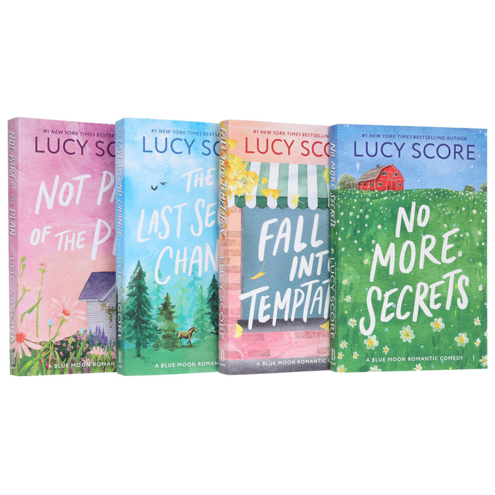 A Blue Moon Romantic Comedy Series by Lucy Score 4 Books Collection Set - Fiction - Paperback
