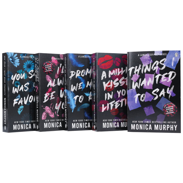 Lancaster Prep Series by Monica Murphy 5 Books Collection Set - Fiction - Paperback