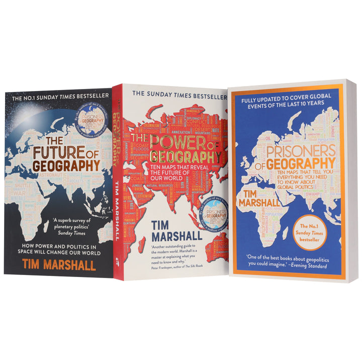 Tim Marshall on Geopolitics: Prisoners, Power & Future of Geography 3 Books Collection Set - Non Fiction - Paperback