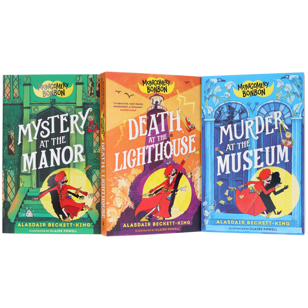 Montgomery Bonbon Series by Alasdair Beckett-King: 3 Books Collection Set - Ages 9-12 - Paperback