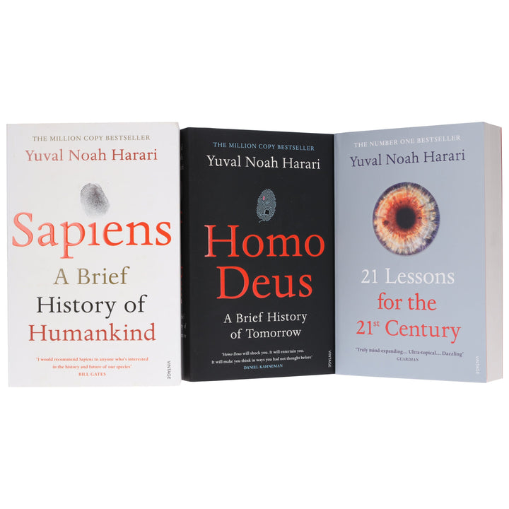 Yuval Noah Harari 3 Books Set Collection - Non-Fiction - Paperback