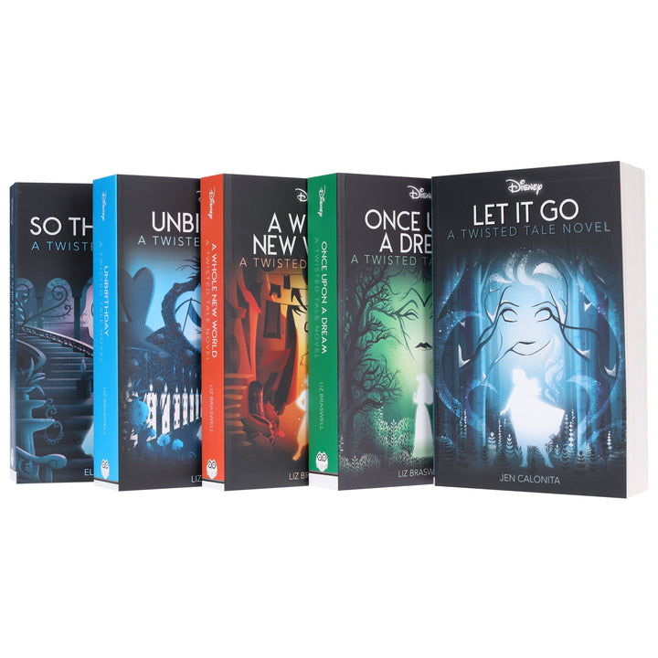 Disney Princess Twisted Tales Series 5 Books Collection Set - Ages 9+ - Paperback