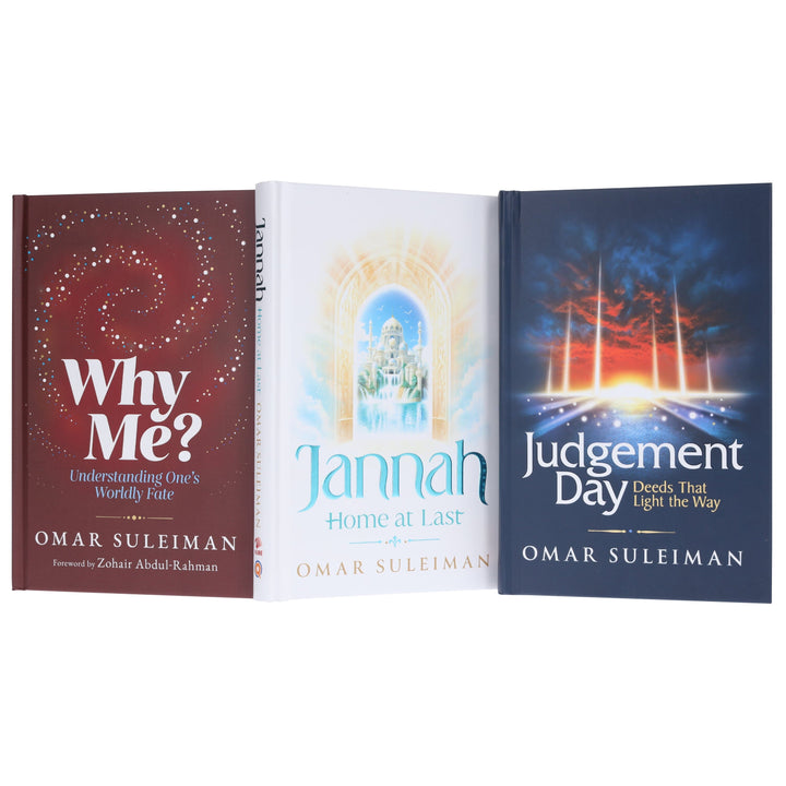 Judgement Day, Jannah & Why Me?: By Omar Suleiman 3 Books Collection Set - Non Fiction - Hardback